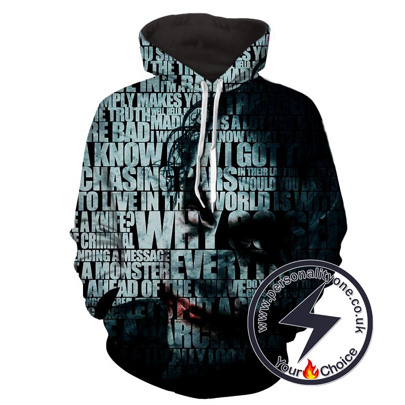 Joker - Joker 3D - Joker Hoodies